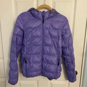 Aritzia TNA The Little Puff Purple Packable Jacket